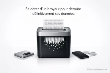 Se doter d'un broyeur pour détruire définitivement ses données