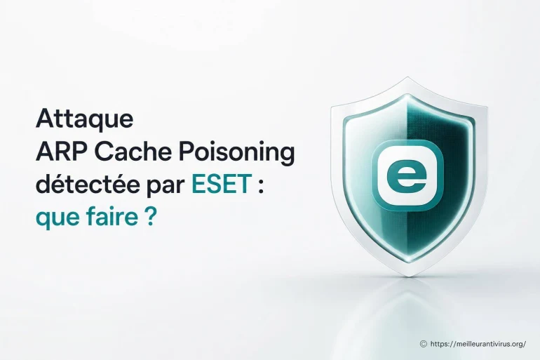 Attaque ARP Cache Poisoning détectée par ESET : que faire ?
