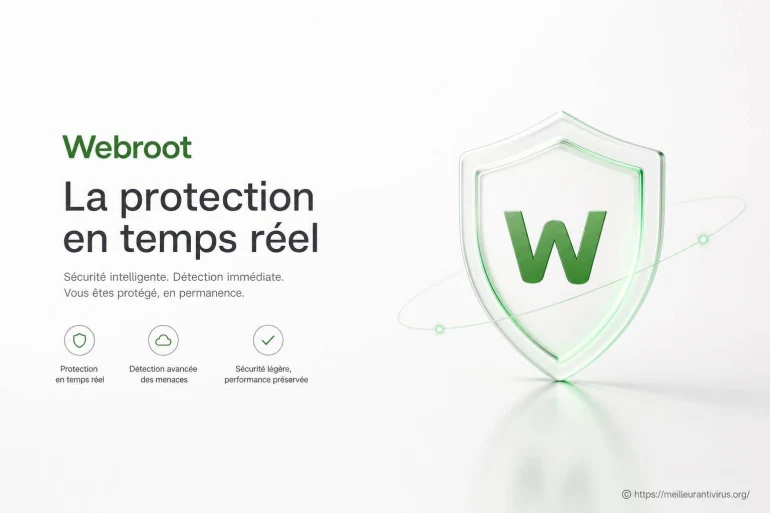 Webroot et la protection en temps réel : une sécurité discrète