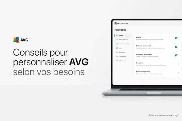 Conseils pour personnaliser AVG selon vos besoins