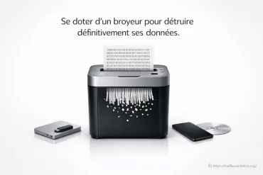 Se doter d'un broyeur pour détruire définitivement ses données